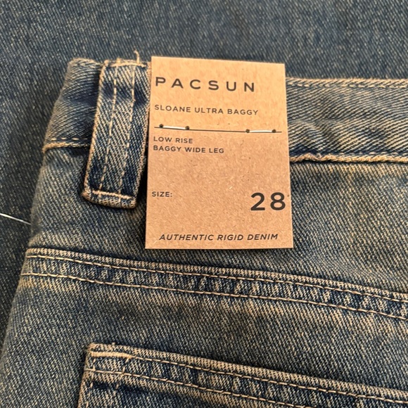 PacSun Sloane Ultra Baggy Wide Leg Jeans- 28 Short - Picture 3 of 8